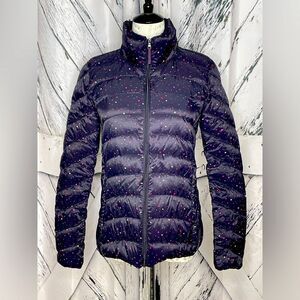 UNIQLO Ultra light down jacket puffer w/dots M